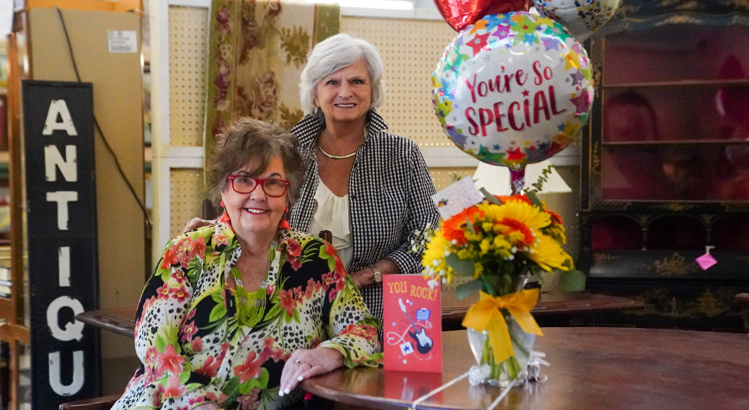 Pat Sumner and Suzanne Miller